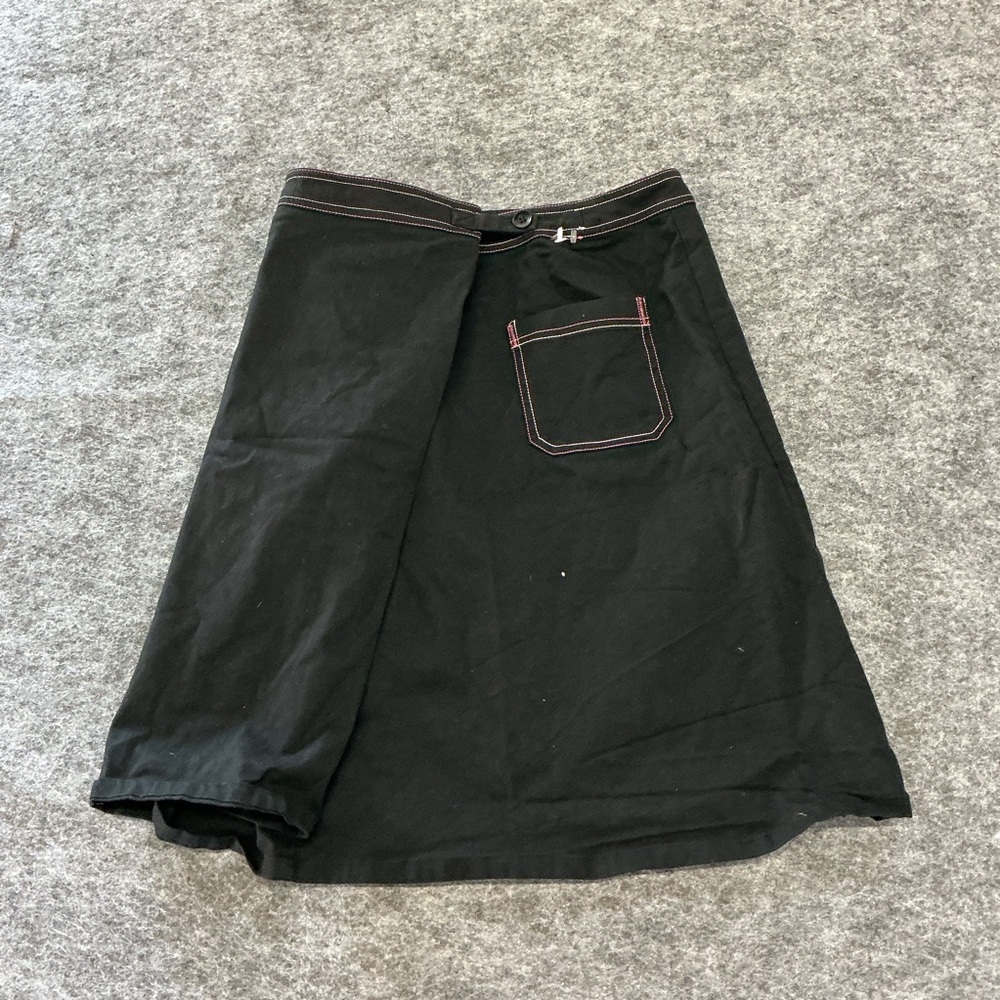 Beth Bowley Black w/ Pink Contrast Stitch Vintage Skirt LLL